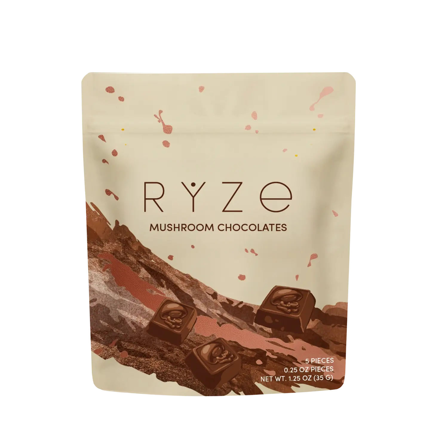 FREE Mushroom Chocolates Rye (5 pieces) F2