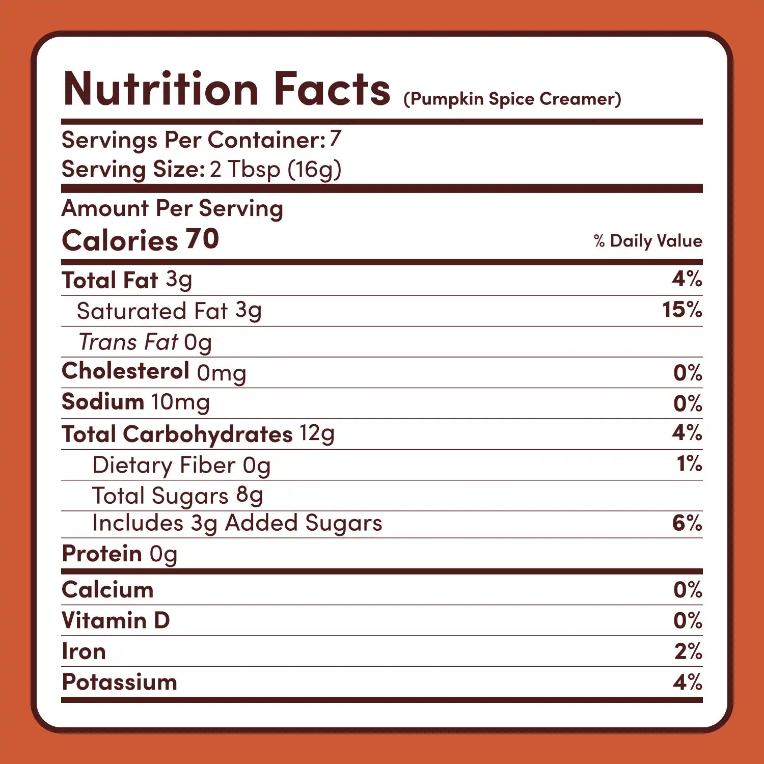 Pumpkin Spice Superfood Creamer Add-On (SPECIAL PRICING) Y2
