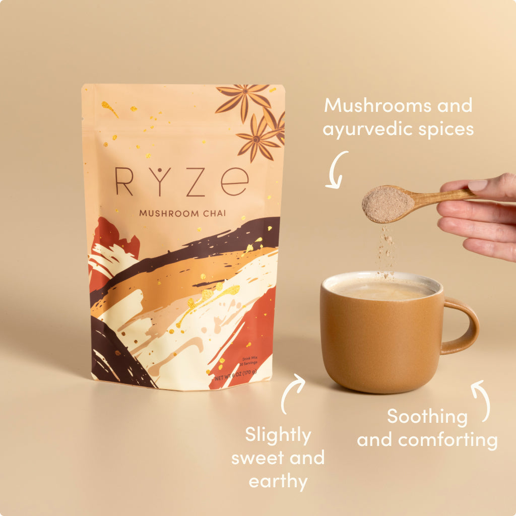 RYZE Mushroom Chai Starter Bag S1