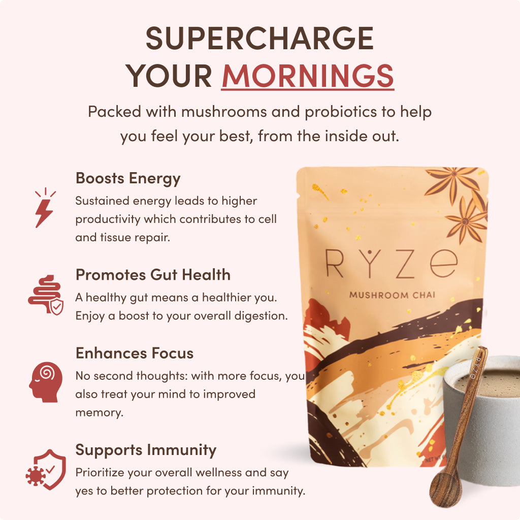 RYZE Mushroom Chai Starter Bag S1