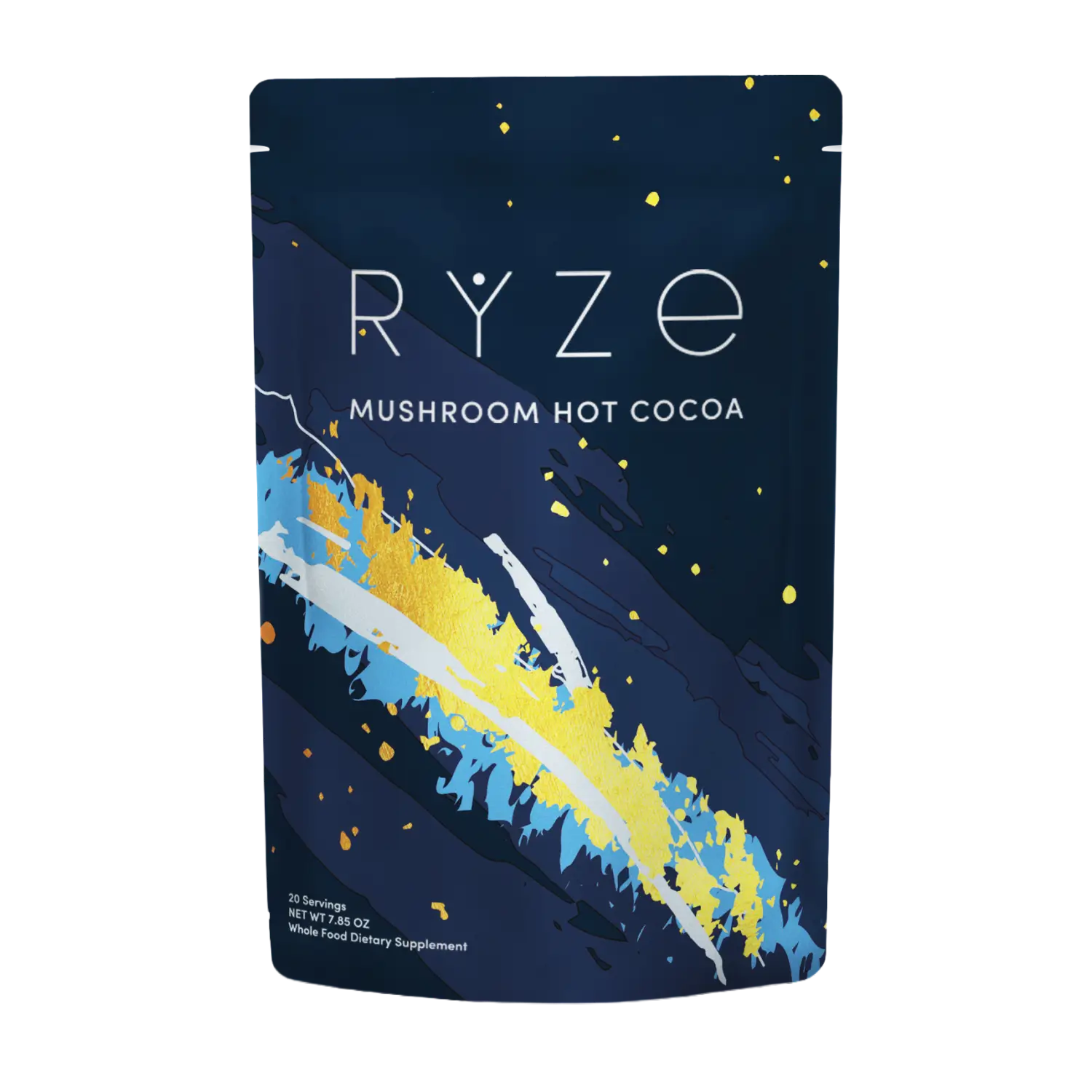 RYZE Mushroom Hot Cocoa — Organic Instant Cocoa with L-Theanine & Melatonin, 20 Servings Q7