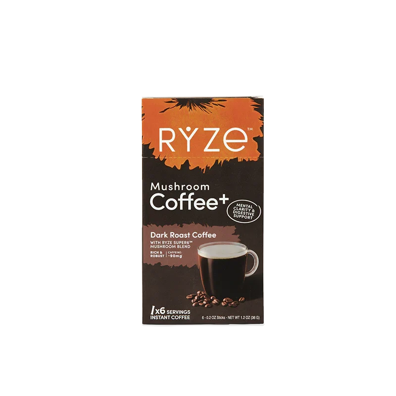 Dark Roast Mushroom Coffee Carton O0