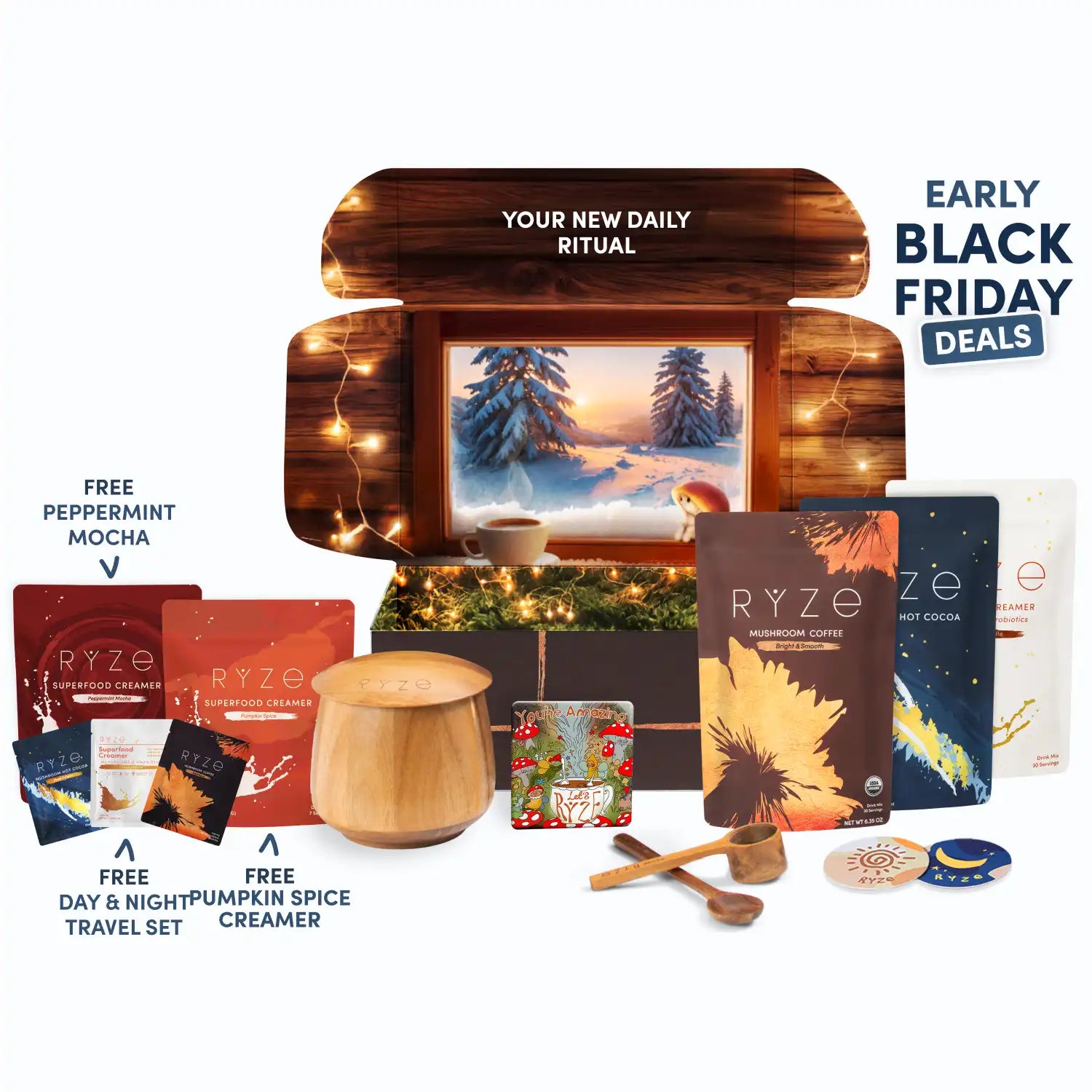 RYZE Ritual Set: Cocoa + Coffee V4