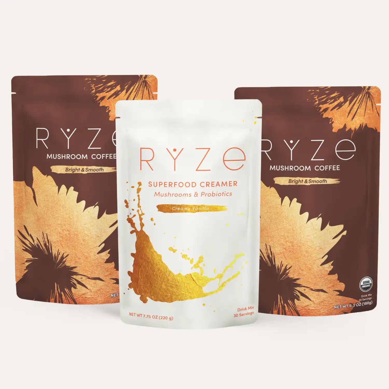 RYZE Starter Gift Set (2 Coffees + 1 Creamer) L5