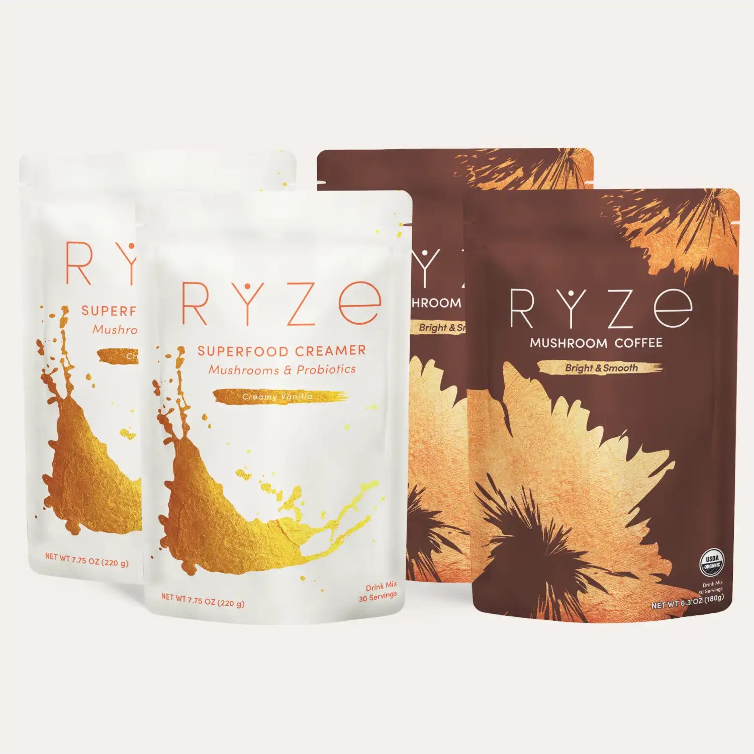 RYZE Lovers Gift Set (2 Coffees + 2 Creamers) F7