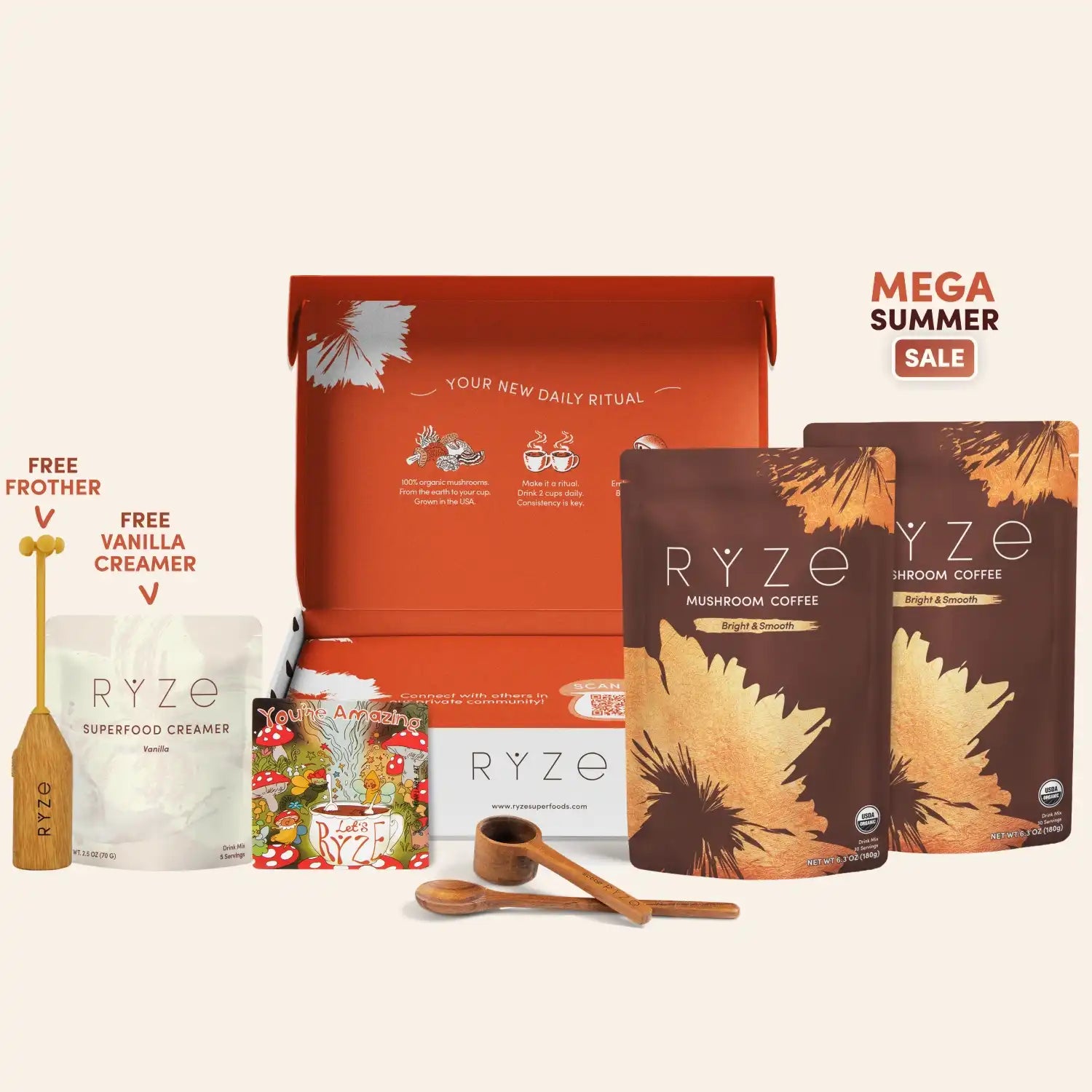 Mushroom Coffee Starter Kit (60 servings) I7