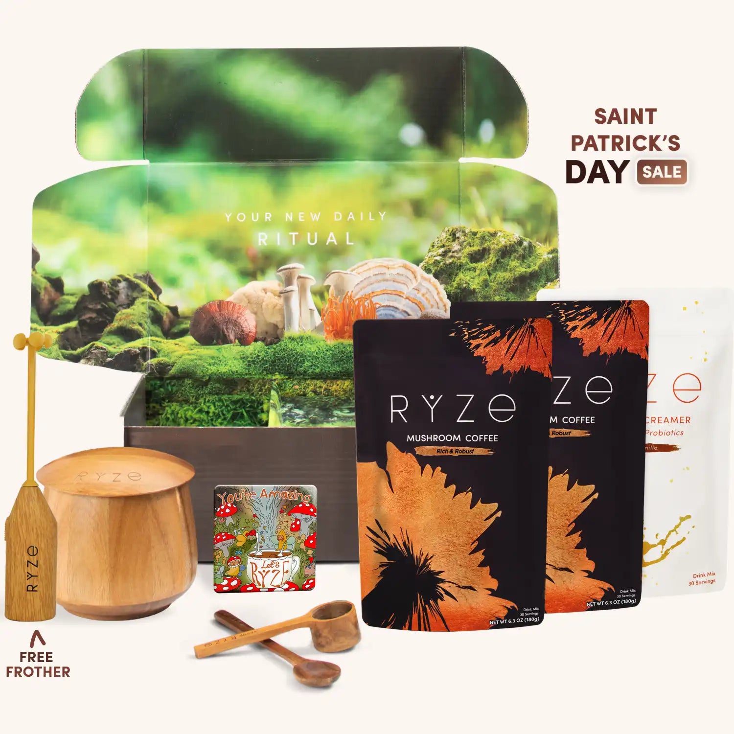 Mushroom Coffee Ritual Set U3