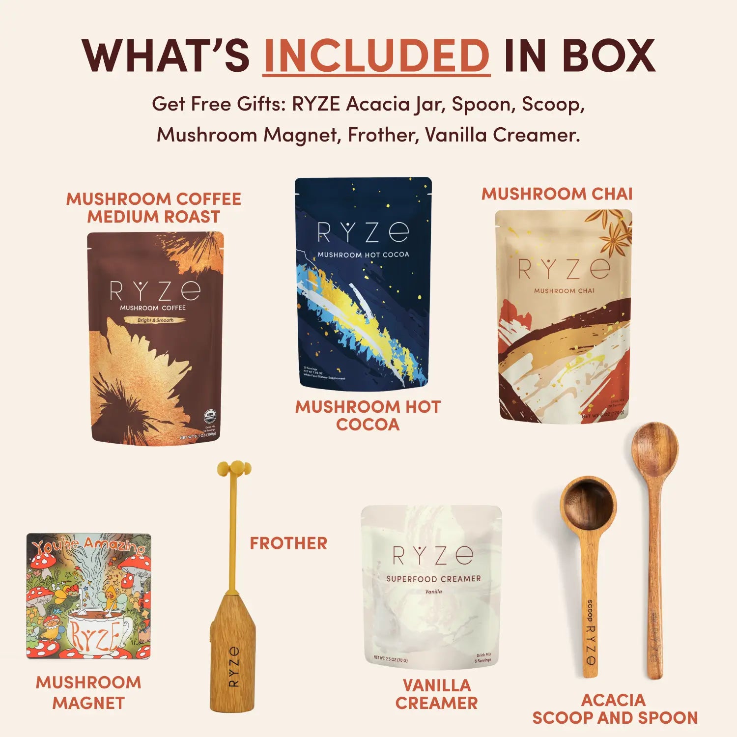 Ultimate Elevate + Unwind Bundle (Chai + Coffee + Cocoa) E4