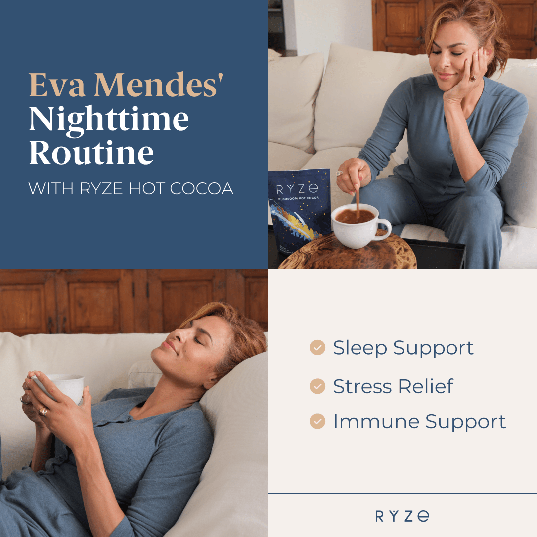 RYZE Hot Cocoa - with 6 Sleep Superfoods to Help Fall Asleep and Stay Asleep G1