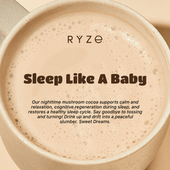 RYZE Hot Cocoa - with 6 Sleep Superfoods to Help Fall Asleep and Stay Asleep G1